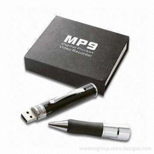 Recorder Pen with Good Stable Performance, 640x480P, Keep Working for 1.5 Hours Battery Rechargeable